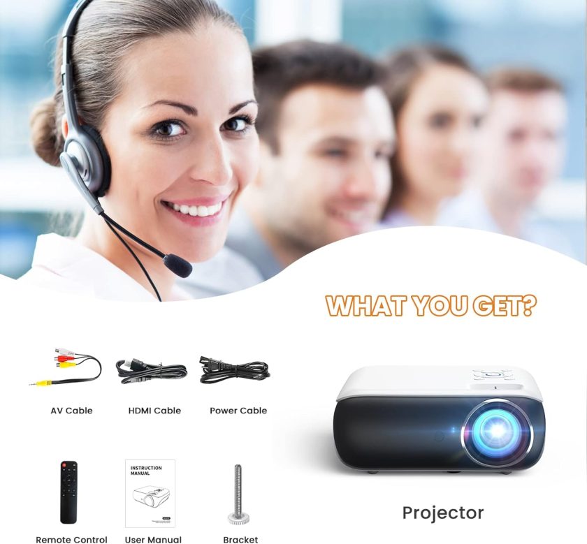 Wanbo T2 Ultra-projector met wifi en Bluetooth, native 1080P mini