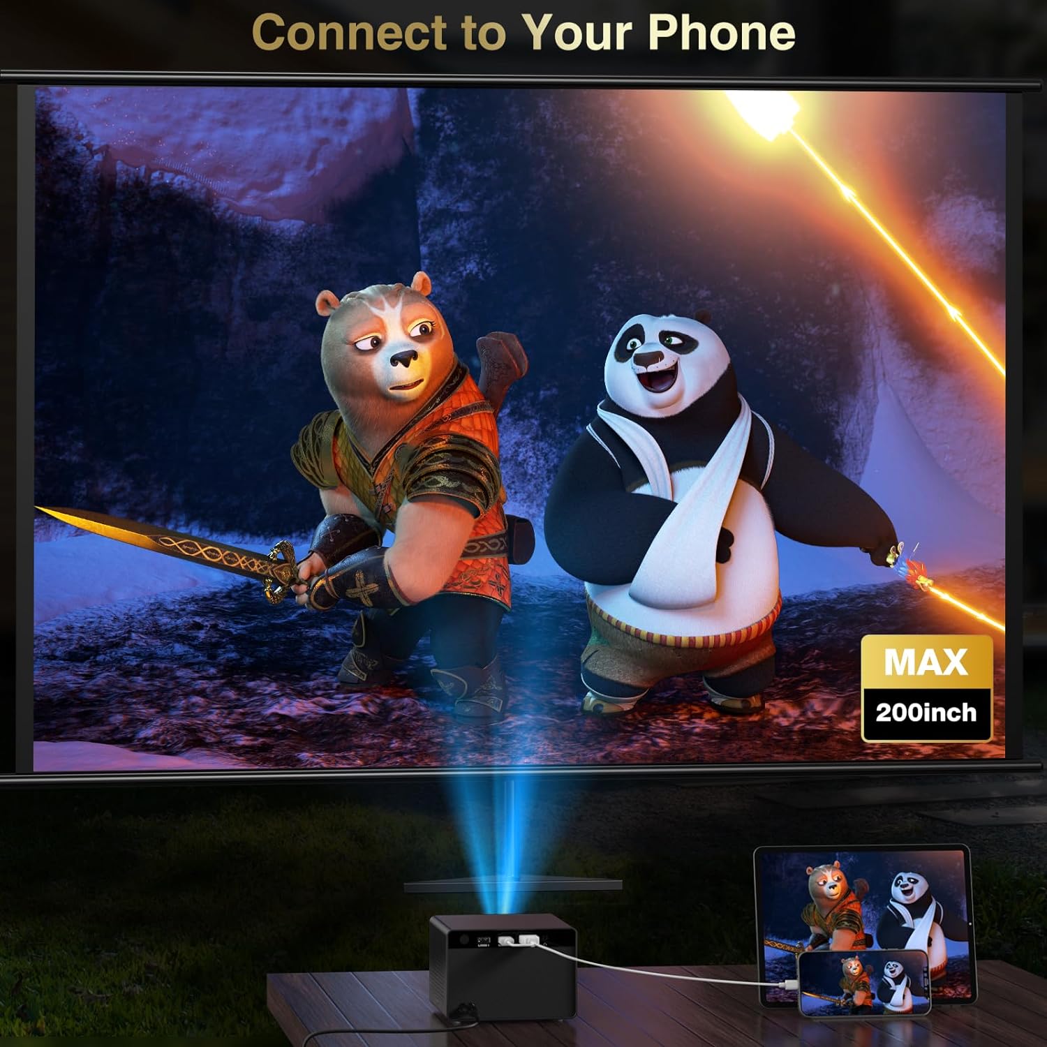 HAPPRUN YG291 Mini Projector HAPPRUN YG291 Mini Projector