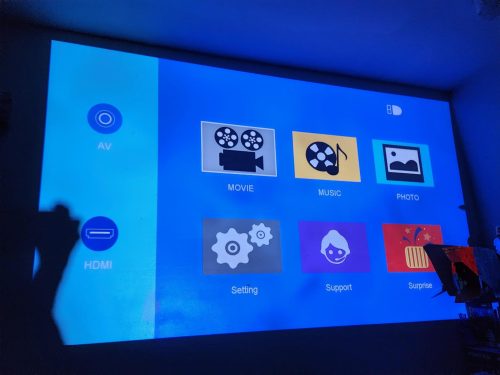 HAPPRUN H1: Klassieke 1080P Projector fotoreview