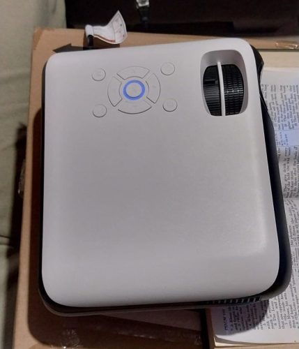 HAPPRUN 510G Projector: Google TV Projector with WiFi and Bluetooth, 4K Support, Netflix-Licensed, HDR 10+ photo review