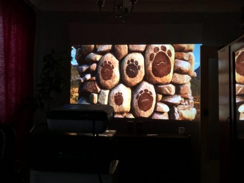 HAPPRUN 510G Projector: Google TV Projector with WiFi and Bluetooth, 4K Support, Netflix-Licensed, HDR 10+ photo review