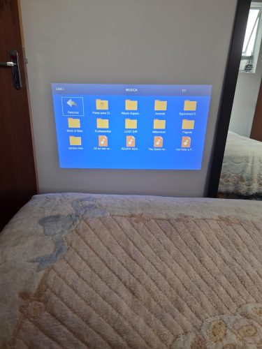 HAPPRUN H1: Klassischer 1080P-Projektor Fototest