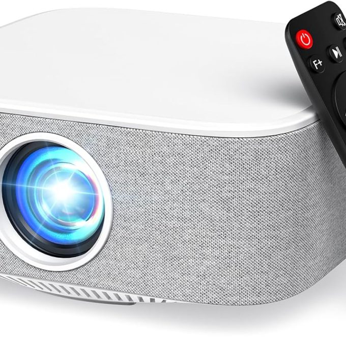 HAPPRUN 1080P Bluetooth Outdoor & Home Theater Projector (HDMI/USB)