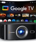 HAPPRUN Google TV 4K Smart Projector – 1500 ANSI
